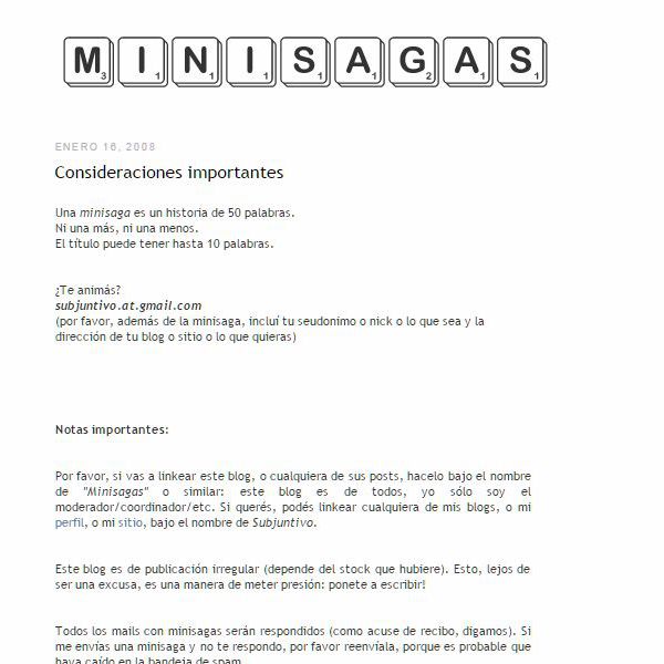 minisagas